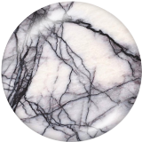 20MM shell Print glass snaps buttons