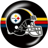20MM team Sport glass snaps buttons