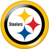 20MM team Sport glass snaps buttons