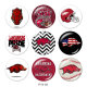 20MM team Sport glass snaps buttons