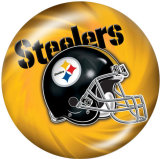 20MM team Sport glass snaps buttons