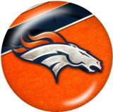 20MM team Sport glass snaps buttons
