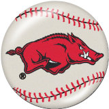 20MM team Sport glass snaps buttons