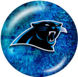 20MM team Sport glass snaps buttons
