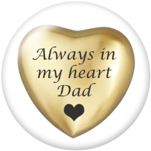 20MM MOM Mother's Day Print glass snaps buttons