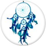 20MM Dream catcher Print glass snaps buttons