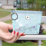 Snaps coin purse Storage bag fit 18mm snap button jewelry