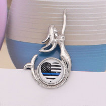 snap sliver Pendant  fit 20MM snaps style jewelry