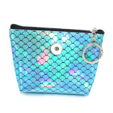 Snaps coin purse Storage bag fit 18mm snap button jewelry