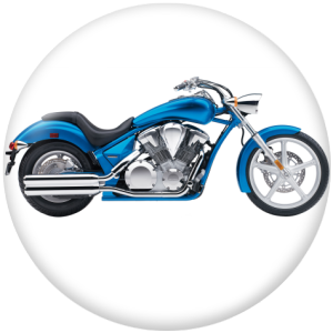 20MM Car  motorcycle  Print glass snaps buttons