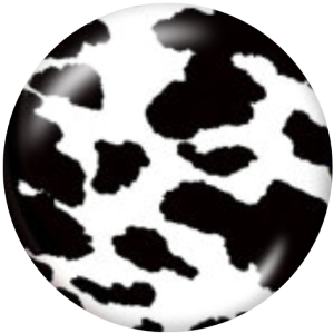 20MM Leopard Print Print glass snaps buttons