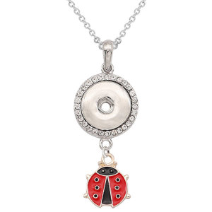 Necklace With accessories silver  fit 20MM chunks 50CM chain  snaps jewelry