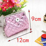 Snaps coin purse Storage bag fit 18mm snap button jewelry
