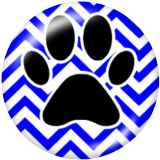 20MM Claw Print glass snaps buttons