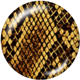 20MM Leopard Print Print glass snaps buttons