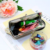 Snaps coin purse Storage bag Clutch bag fit 18mm snap button jewelry