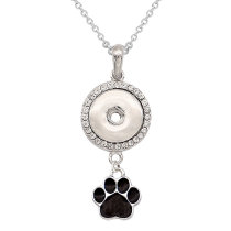 Necklace With accessories silver  fit 20MM chunks 50CM chain  snaps jewelry