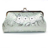 Snaps coin purse Storage bag Clutch bag fit 18mm snap button jewelry