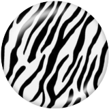 20MM Leopard Print Print glass snaps buttons
