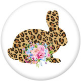 20MM Easter  Print glass snaps buttons