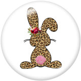 20MM Easter  Print glass snaps buttons