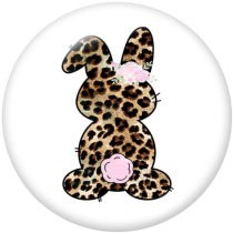 20MM Easter  Print glass snaps buttons