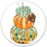20MM Thanksgiving Print glass snaps buttons