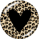 20MM love Print glass snaps buttons