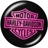 20MM Harley Motors car Print glass snaps buttons