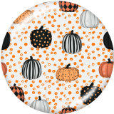 20MM Halloween Print glass snaps buttons