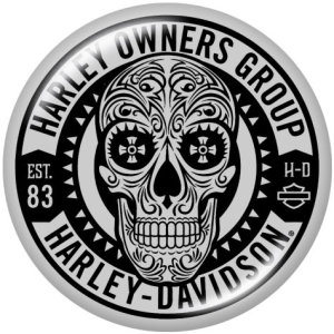 20MM Harley Motors car Print glass snaps buttons
