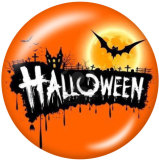 20MM Halloween Print glass snaps buttons
