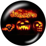20MM Halloween Print glass snaps buttons