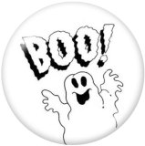20MM Halloween Print glass snaps buttons