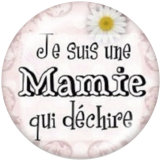 20MM teacher Print glass snaps buttons