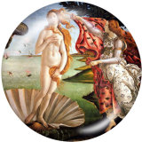 20MM mother Print glass snaps buttons