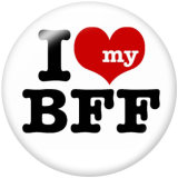 20MM BBF Print glass snaps buttons