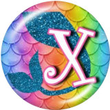 20MM Alphabet snap button 26 words glass  interchangable snaps jewelry