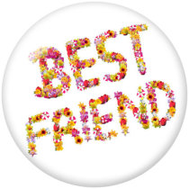 20MM BBF Print glass snaps buttons