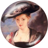 20MM mother Print glass snaps buttons