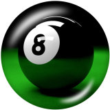 20MM snooker Print glass snaps buttons