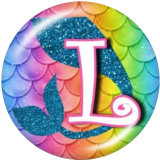 20MM Alphabet snap button 26 words glass  interchangable snaps jewelry