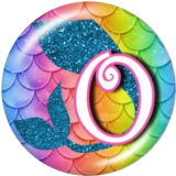 20MM Alphabet snap button 26 words glass  interchangable snaps jewelry