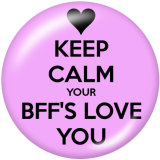 20MM BBF Print glass snaps buttons
