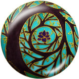 20MM decorative pattern Print glass snaps buttons