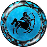 20MM Birthstone 12 constellations glass snap bottom