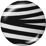 20MM decorative pattern Print glass snaps buttons
