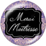 20MM teacher Print glass snaps buttons