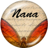 20MM nana glass snaps buttons