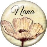 20MM nana glass snaps buttons